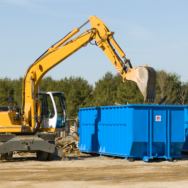 how many times can i have a residential dumpster rental emptied in Mullin Texas